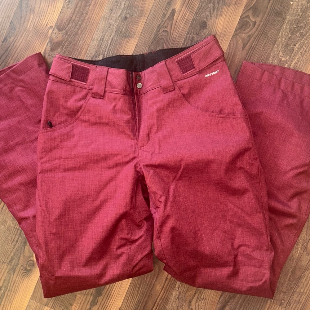 The North Face Burgundy Pants